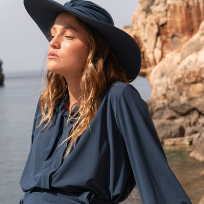 Bahamas UV-solhatt Navy Blue