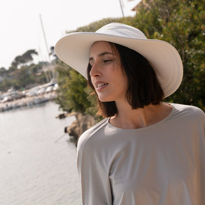Bahamas UV-solhatt Vit