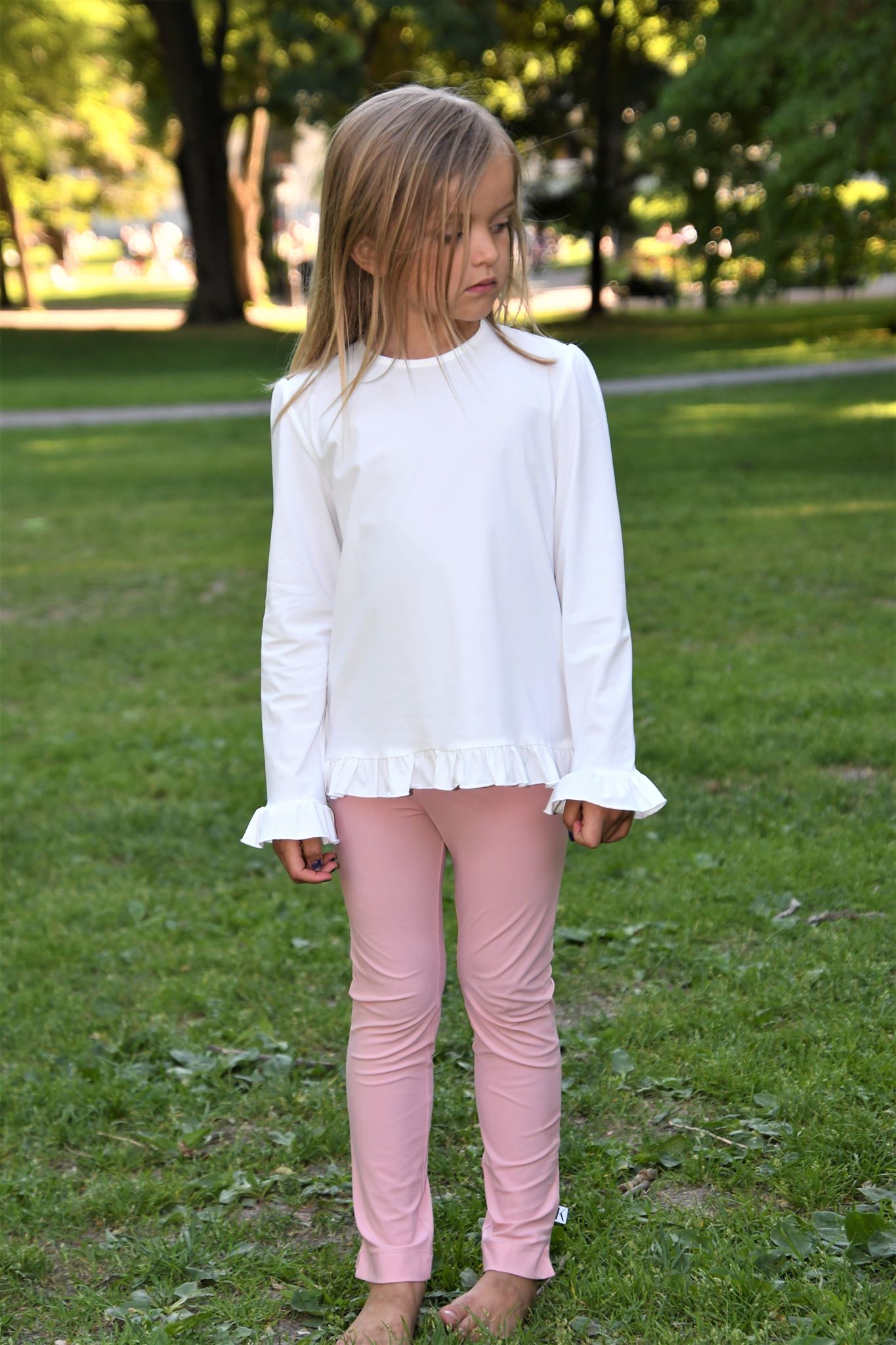 Peach UV-leggings Rosa