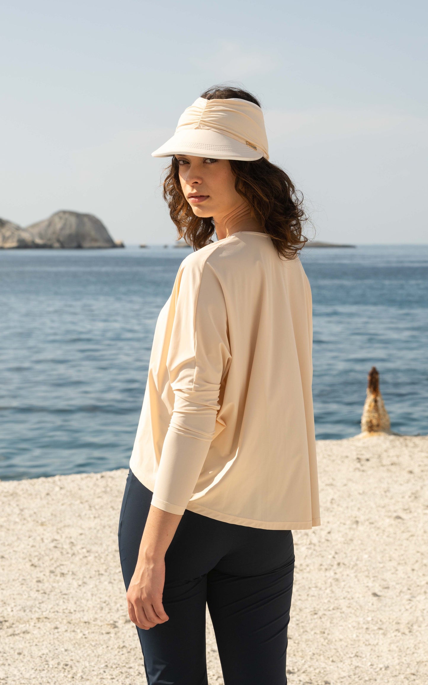 Mykonos UV-topp Nude